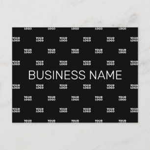Modernes Logo oder Designmuster mit beliebigem Bil Postkarte