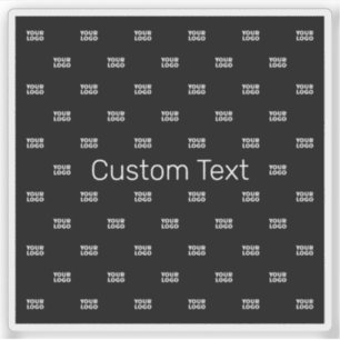 Modernes Logo- oder Designmuster mit jedem Bild Aufkleber