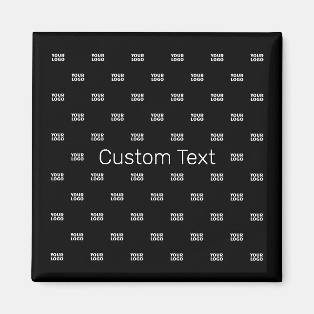 Modernes Logo- oder Designmuster mit jedem Bild Magnet (Vorne)