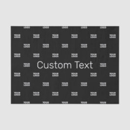 Modernes Logo- oder Designmuster mit jedem Bild Seidenpapier