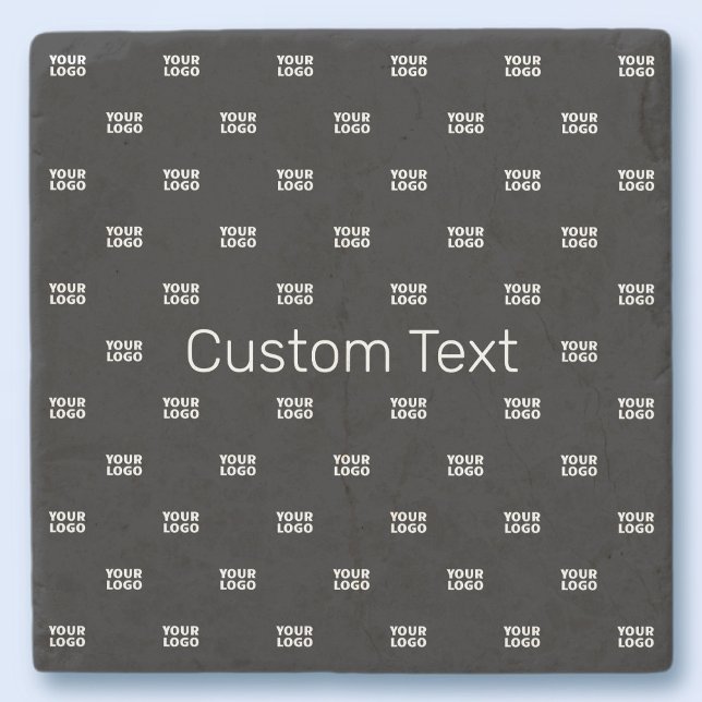 Modernes Logo- oder Designmuster mit jedem Bild Steinuntersetzer (Von Creator hochgeladen)
