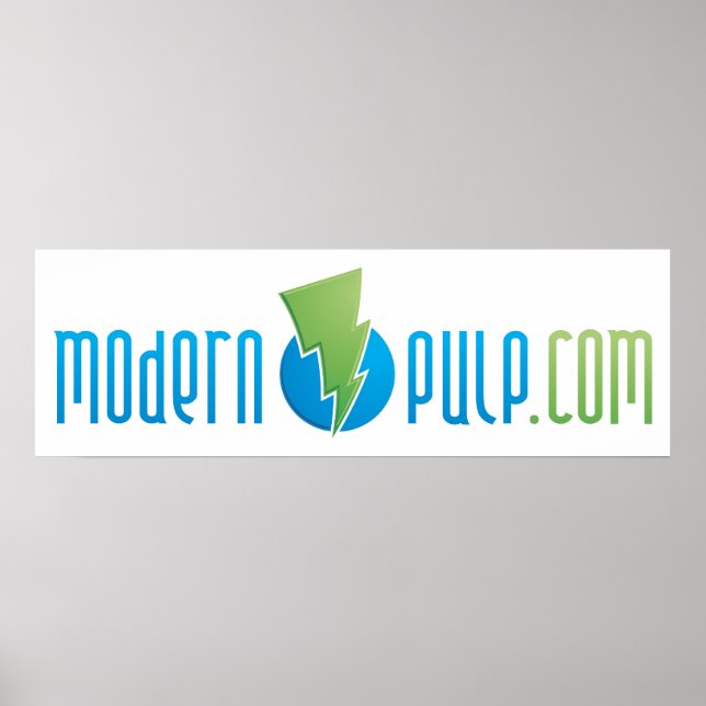 Modernes Logo-Poster Poster (Vorne)