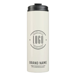 Modernes Logo-Unternehmen Thermosbecher