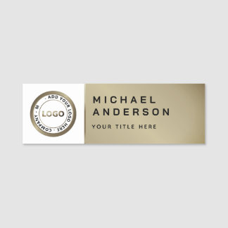 Modernes Logo Unternehmens-Profi-Mitarbeiter Namensschild