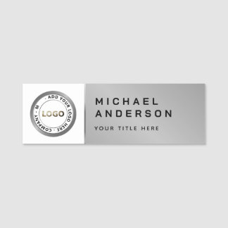 Modernes Logo Unternehmens-Profi-Mitarbeiter Namensschild