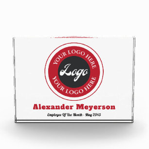 Modernes Logogeschäft Fotoblock