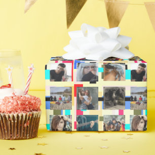 Modernes Look Foto Geschenk Wrap 9 Fotos HAMbyWG Geschenkpapier