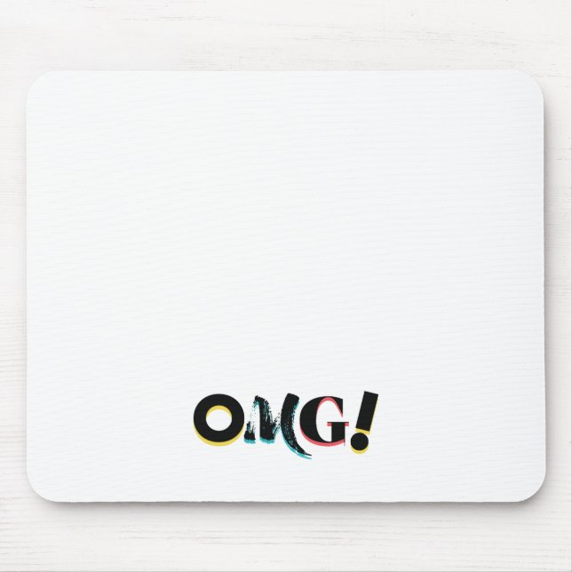 Modernes, lustiges, lebendiges, kühnes, trendiges  mousepad (Vorne)