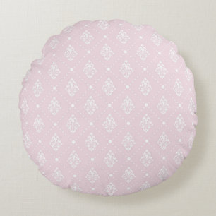 Modernes Mädchen-Design Rundes Kissen