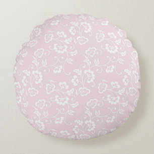 Modernes Mädchen-Design Rundes Kissen