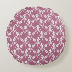 Modernes Mädchen-Design Rundes Kissen