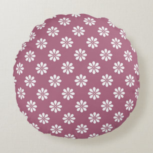 Modernes Mädchen-Design Rundes Kissen