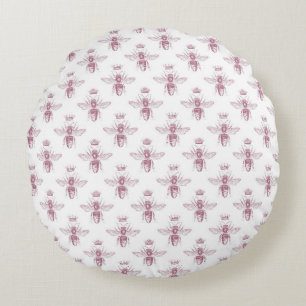 Modernes Mädchen-Design Rundes Kissen