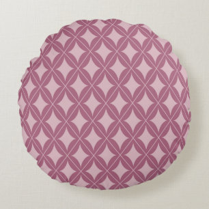Modernes Mädchen-Design Rundes Kissen