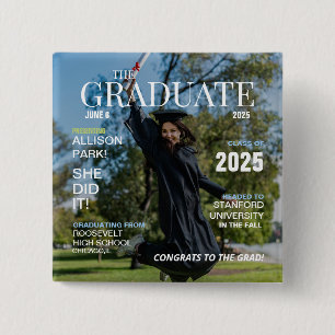 Modernes Magazine Foto Abschluss Button
