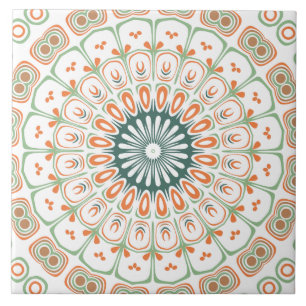 Modernes Mandala Kaleidoscope Medallion Design Fliese