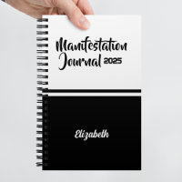 Modernes Manifestationsblatt für minimale Kalligra