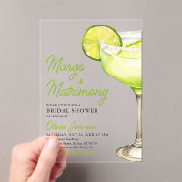 Modernes Margs & Matrimons Cocktail Brautparty