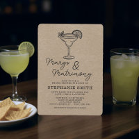 Modernes Margs- und Matrimony-Brautparty