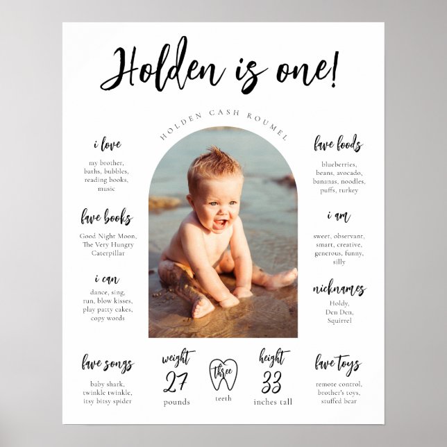 Modernes Meilenstein-Poster | Meilenstein-Poster Poster (Vorne)