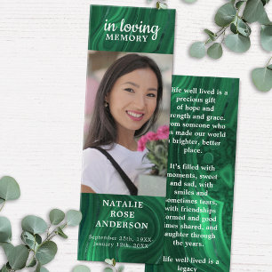 Modernes Memorial Gedicht Smaragdbeerdigung Leseze