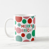 Modernes Merry & Bright Simple Polka Dot Muster