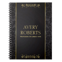 Modernes Metallisches Elegantes schwarzes Gold mit