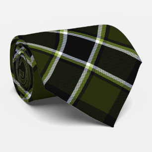 Modernes Militärmodell Tartan Muster Krawatte