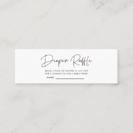 Modernes Mini-Mini-Mini-Duschdiapier Mini Visitenkarte