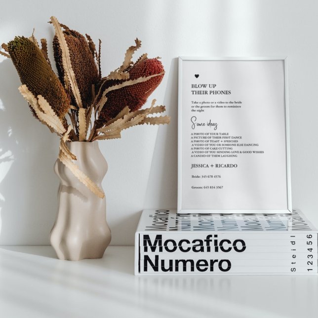 Modernes Minimal Blow-up-Foto Poster (Von Creator hochgeladen)