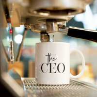 Modernes Minimal Der CEO Black