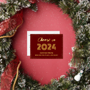 Modernes Minimal Elegant schreit zu Folien Feiertagspostkarte