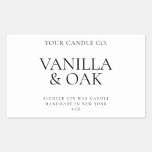 Modernes Minimal-Kerzensiegel