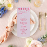 Modernes Minimal Lila & Magenta Wedding Menu Menükarte<br><div class="desc">Konzipiert für die "Bright" Wedding Invitation Collection. Klicken Sie auf "Details", um Details zu ändern. Um den Text zu verschieben oder die Größe, den Schriftart oder die Farbe zu ändern, klicken Sie auf "Bearbeiten mit dem Entwurfstool". Sehen Sie sich den Sammellink auf dieser Seite an, um alle passenden Elemente in...</div>