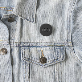 Modernes Minimal Monogram Design bearbeitbar Dunke Button