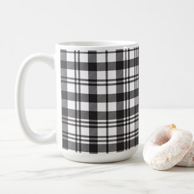 Modernes Minimal Muster Kaffeetasse (Mit Donut)
