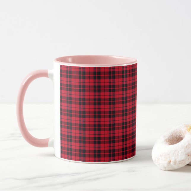 Modernes Minimal-Muster Tasse (Mit Donut)