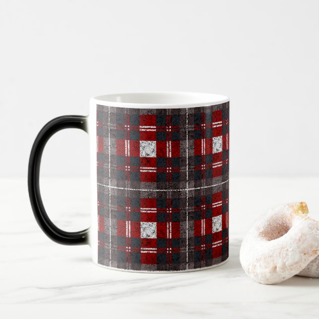 Modernes Minimal Muster Verwandlungstasse (Mit Donut)