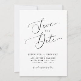 Modernes Minimal Save The Date