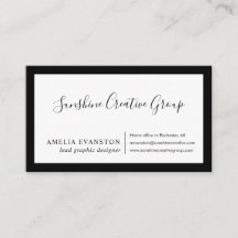 Modernes Minimal Schwarz und Weiß