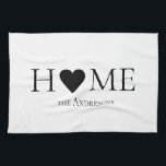Modernes Minimal-Zuhause-Personalisiertes Geschenk Geschirrtuch<br><div class="desc">Herzlich willkommen in unserer modernen Minimal Zuhause Family Kollektion auf Zazzle - das ideale Ziel für personalisierte Geschenke,  die Ihre Zuhause erheben und Familienbande feiern. Unsere sorgfältig ausgewählte Produktpalette verbindet zeitgenössisches Design mit der Wärme der Familie und schafft so eine einzigartige und stilvolle Touch für Ihre Lebensräume.</div>