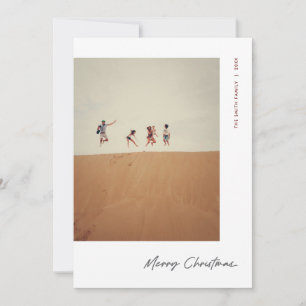 Modernes Minimales Foto Frohe Weihnachten