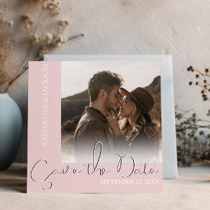 Modernes Minimales Foto   SAVE THE DATE