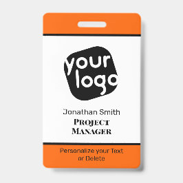 Modernes minimales Personalisiertes Konferenz-ID-A Ausweis