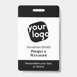 Modernes minimales Personalisiertes Konferenz-ID-A Ausweis