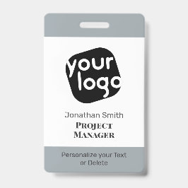 Modernes minimales Personalisiertes Konferenz-ID-A Ausweis