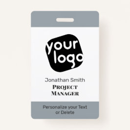 Modernes minimales Personalisiertes Konferenz-ID-A Ausweis