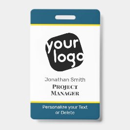 Modernes minimales Personalisiertes Konferenz-ID-A Ausweis