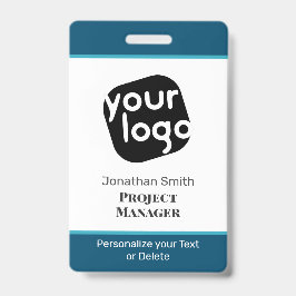 Modernes minimales Personalisiertes Konferenz-ID-A Ausweis