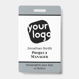 Modernes minimales Personalisiertes Konferenz-ID-A Ausweis